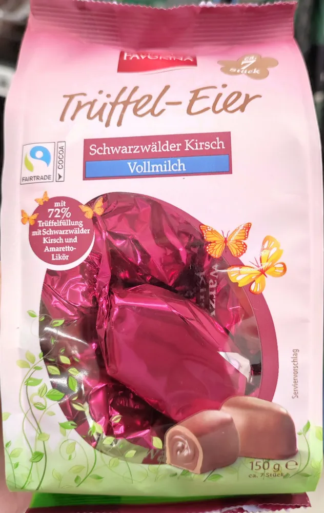 Trüffel-Eier Schwartzwälder Kirsch Vollmilch