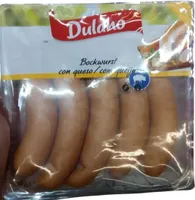 Bockwurst con queso