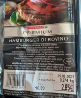 Hamburger di bovino