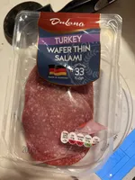Leichte delikatess Truthahnsalami