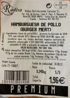 Hamburguesa de pollo