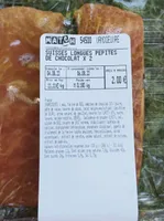 Suisses longues pépites de chocolat