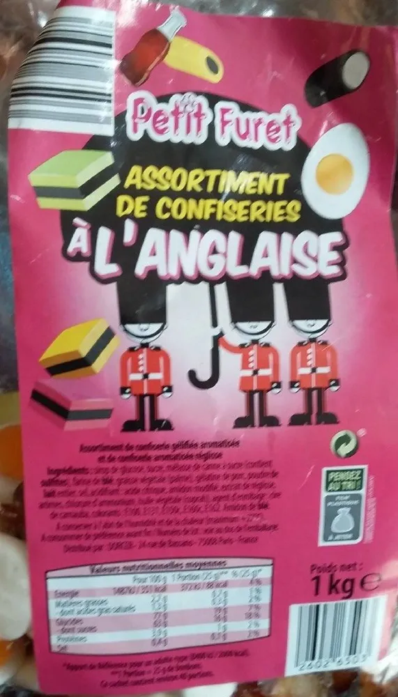 assortiment de confiserie