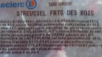 Streuseul fruits des bois