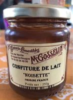 Confiture de lait "noisette"