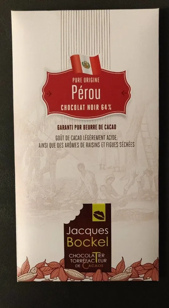 Chocolat noir Perou 64%