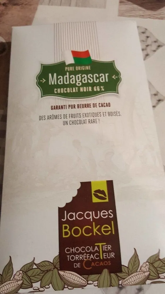 Madagascar chocolat noir 66%