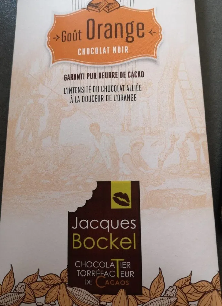 Chocolat Bockel goût Orange