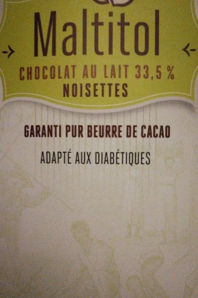 Chocolat maltitol