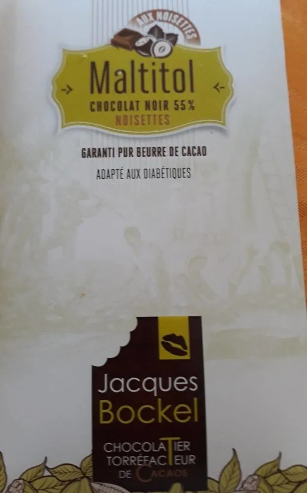 Maltitol chocolat noir 55%