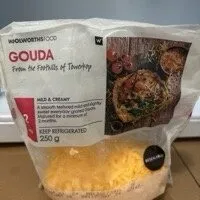 Gouda grated cheese