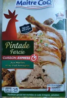 Pintade farcie aux morilles er au vieil Armagnac