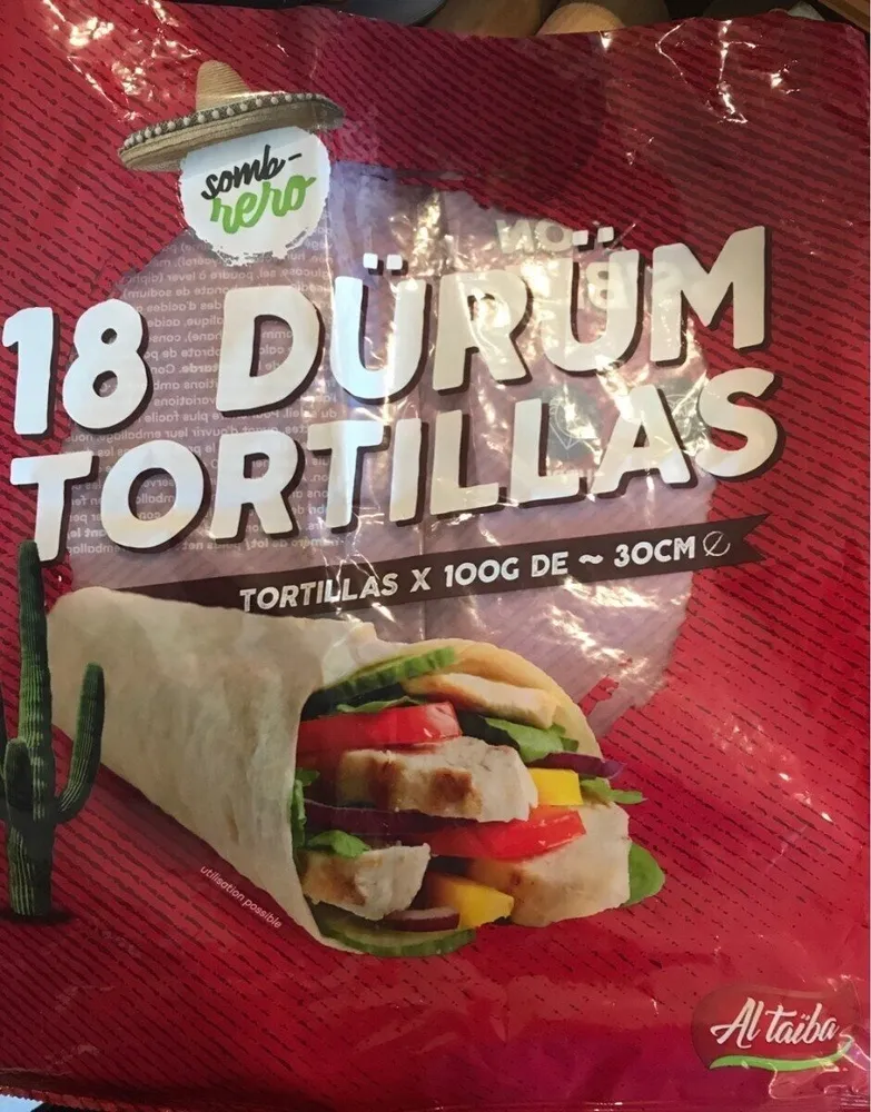 18 dürüm tortillas