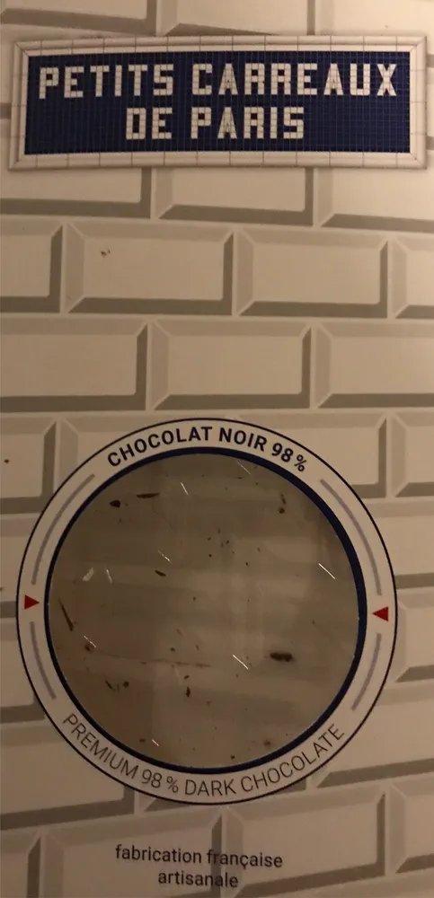 Chocolat noir 98%