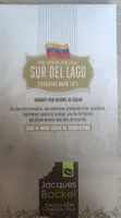 Tablette chocolat noir Sur Del Lago