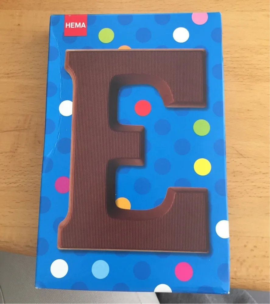 Lettre en chocolat