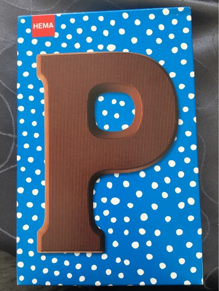 Lettre en chocolat