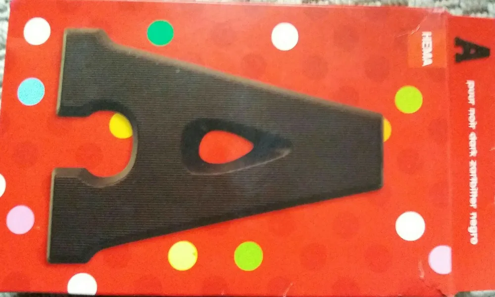 Chocolat lettre noir
