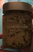 Moutarde a l'huile d'olive saveur basilic et persil