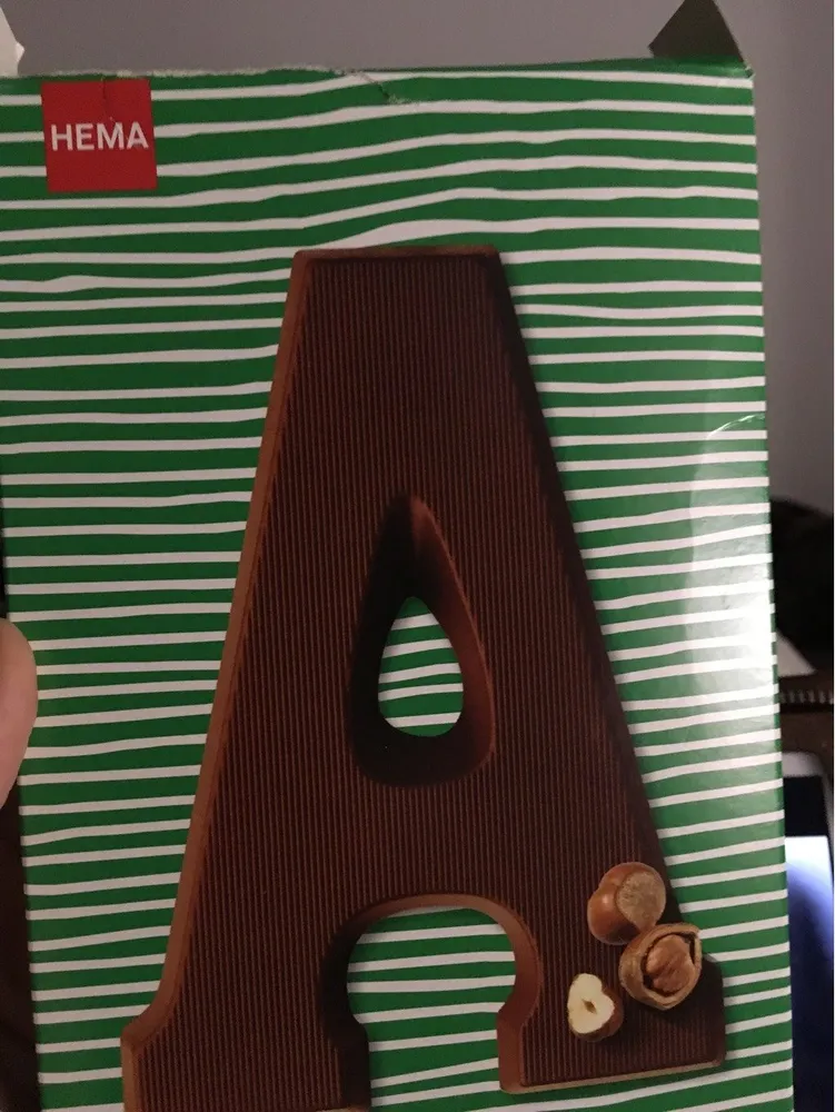 Lettre en chocolat