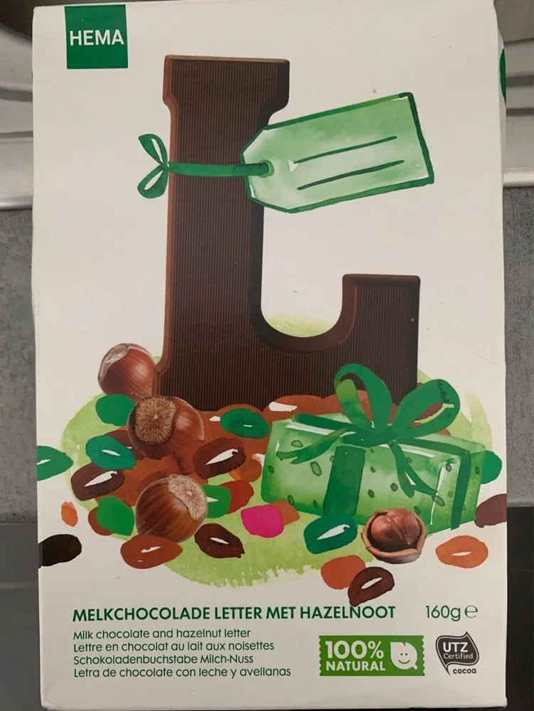 Chocolat au lait noisettes