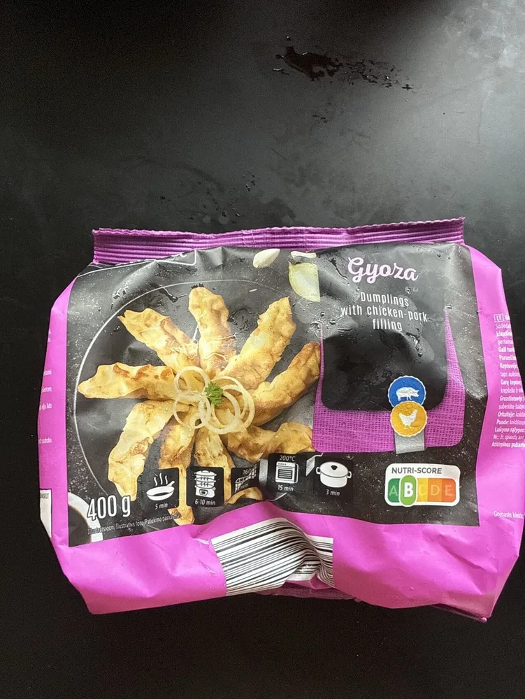 Gyoza Dumplings with chicken-pork filling