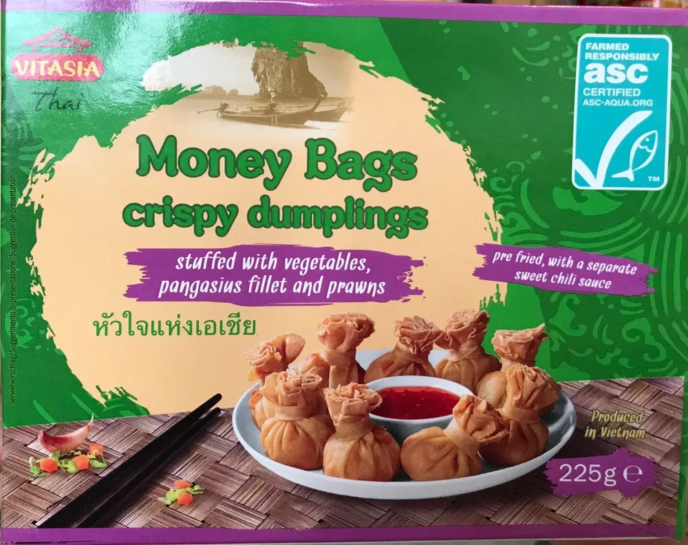 Money Bags crispy dumplings