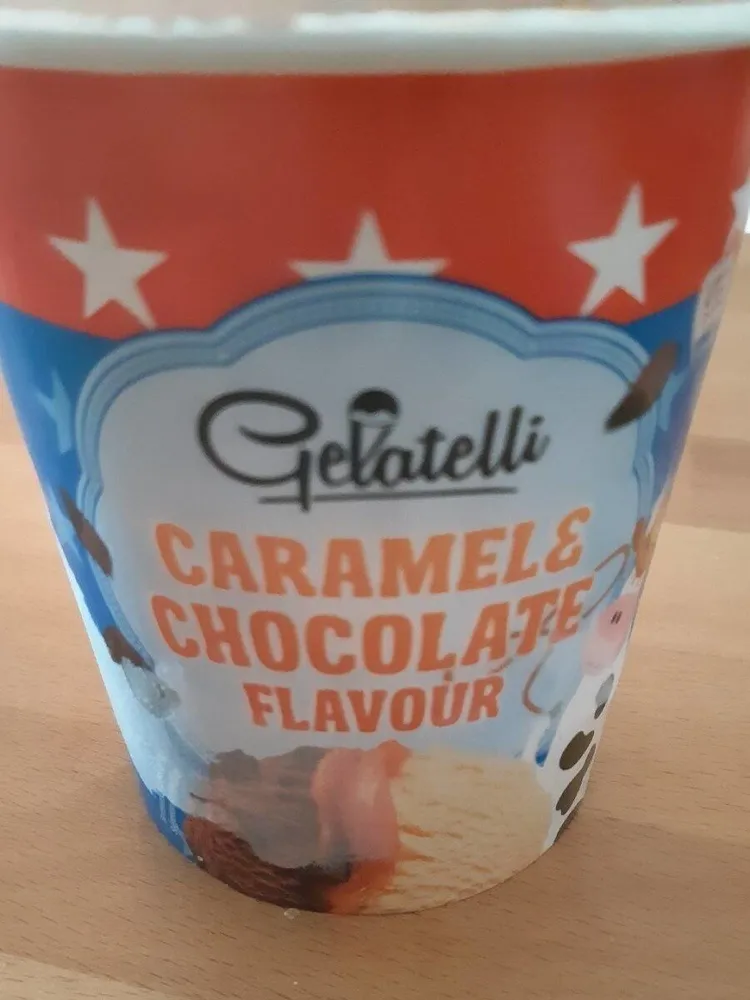Gelatellu caramel & chocolate flavour