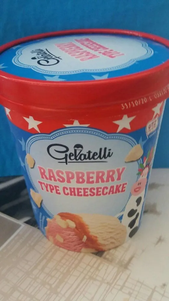 Raspberry type cheesecake