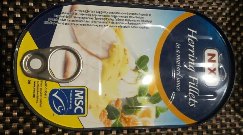 Herring Fillets in a Mustard Sauce