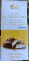 Mousse de leche plátano/banana