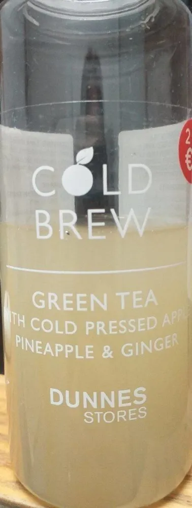 Cold brew green tea