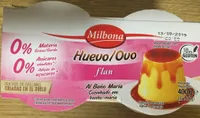 Flan de huevo al baño maria 0%