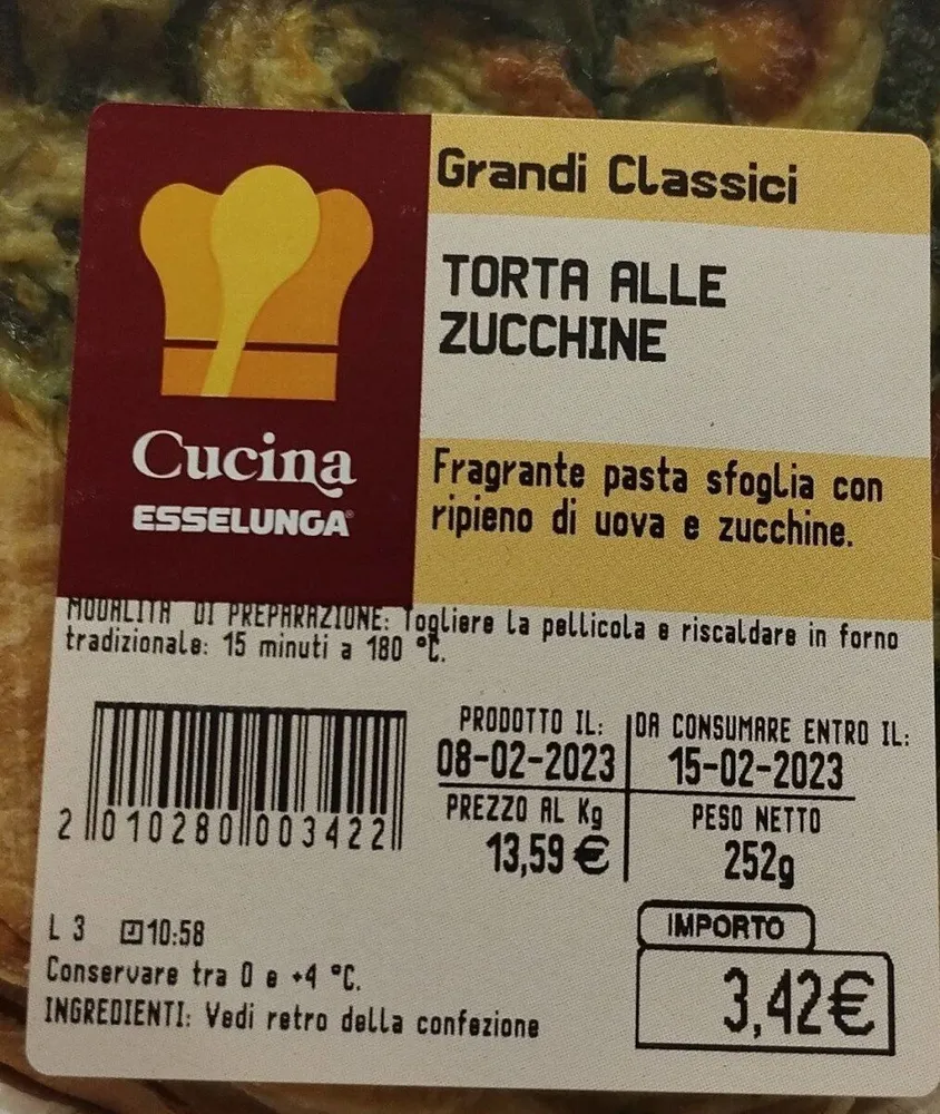 Torta alle zucchine