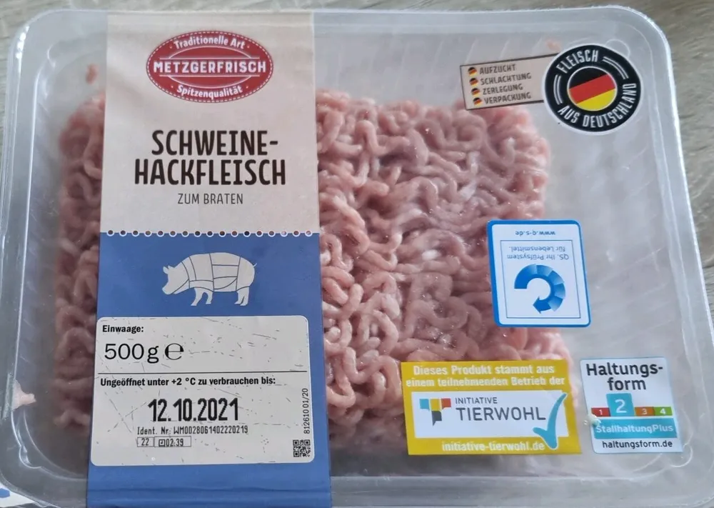 Oldenländer Hackfleisch, Schwein