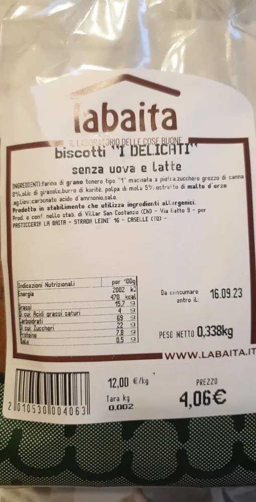 Biscotti delicati