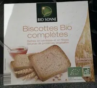Biscottes Bio Complètes