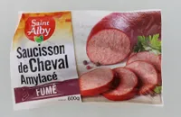 Saucisson de cheval amylacé fumé