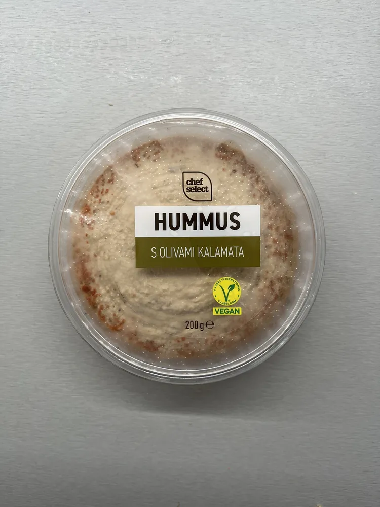 Hummus con aceitunas de Kalamata