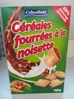 Céréales fourrées à la noisette