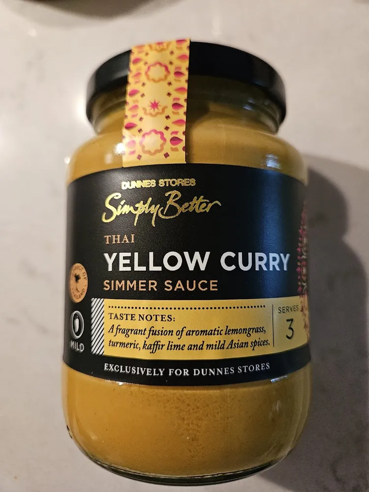 Simply Better Thai Yellow Curry Simmer Sauce