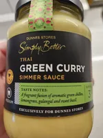 Thai green curry, simmer sauce