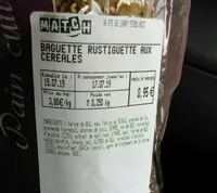 Baguette rustique aux céréales