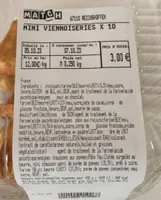 Mini viennoiseries x 10