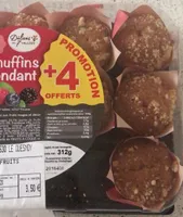 mini muffins coeur fondant aux fruits rouges