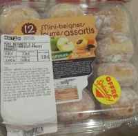 Mini beignets fourrés assortis