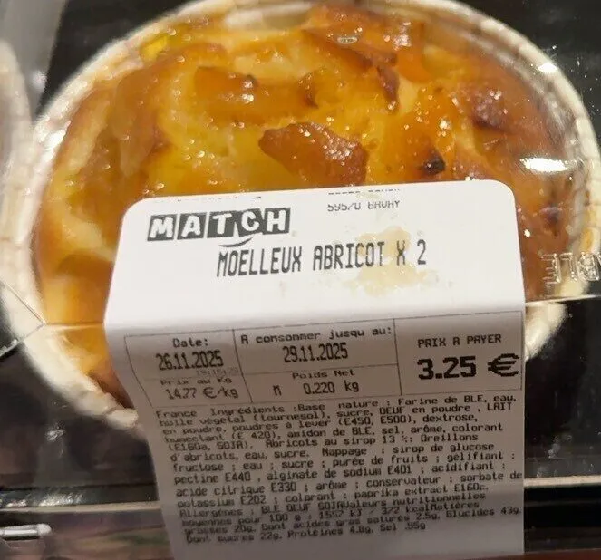 Moelleux abricot