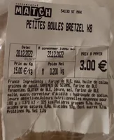 Petites boules bretzel