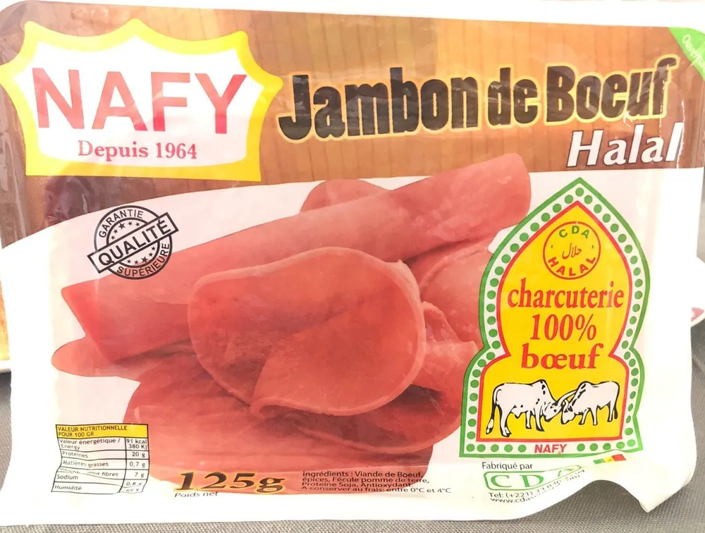 Jambon de boeuf Halal