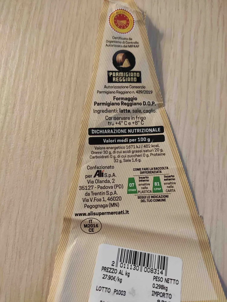 Grana Reggiano 30 mesi